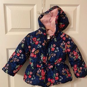 Little Me Girls Floral Jacket Size 2T